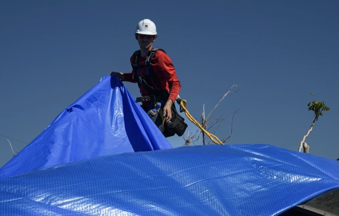 Another still from the 2022 Blue Roof work.